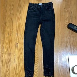AGOLDE Aritzia black skinny jeans size 24